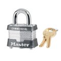 Master Lock 3KA-3358 1.5 in. Laminated Padlock 0.75 in. Shackle Length 250605